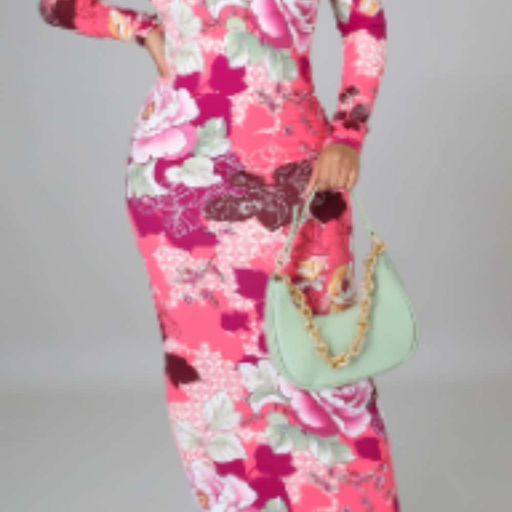 Floral Glory Dress. - Picture 3 of 10